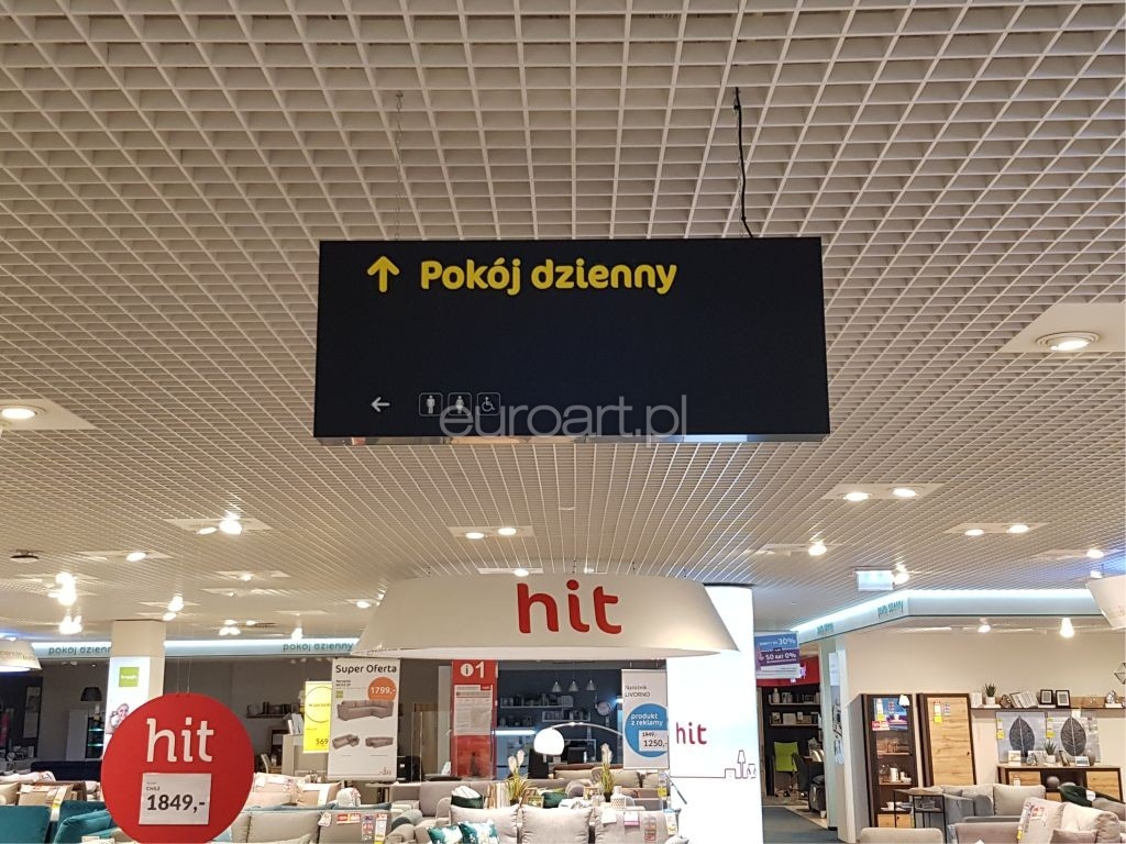 kasetony reklamowe LED podświetlane - Kraków